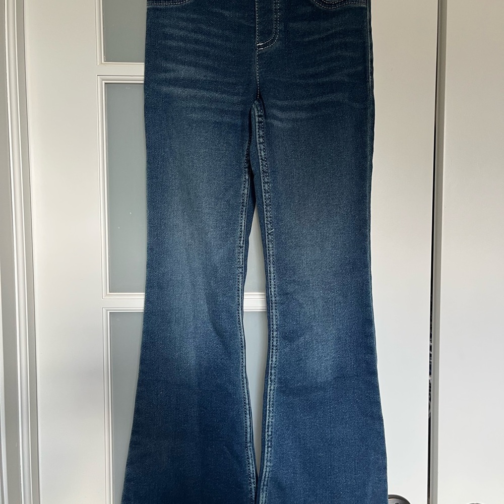 Wrangler Blue Vintage Flared Jeans